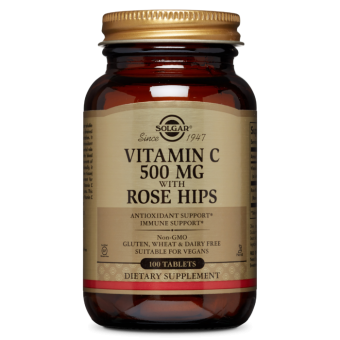 Solgar Vitamin C 500 mg With Rose Hips 